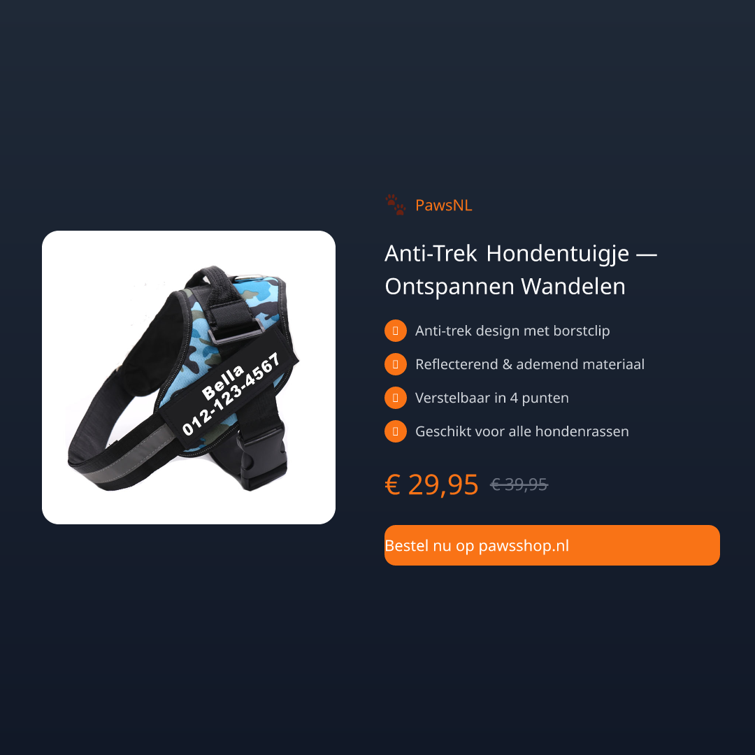Anti-Trek Hondentuigje — Ontspannen Wandelen - thumbnail 2