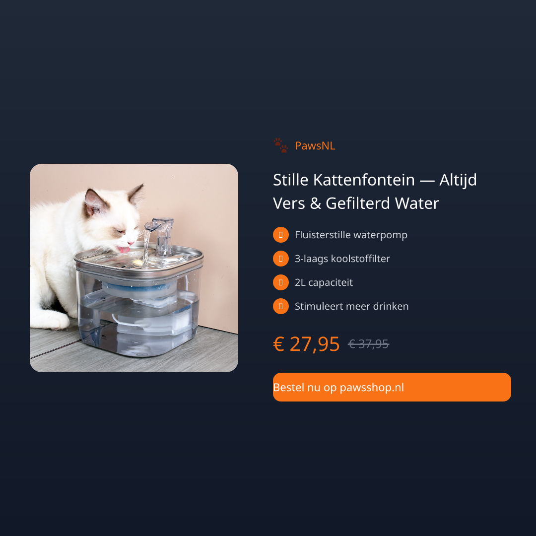Stille Kattenfontein — Altijd Vers & Gefilterd Water - thumbnail 2
